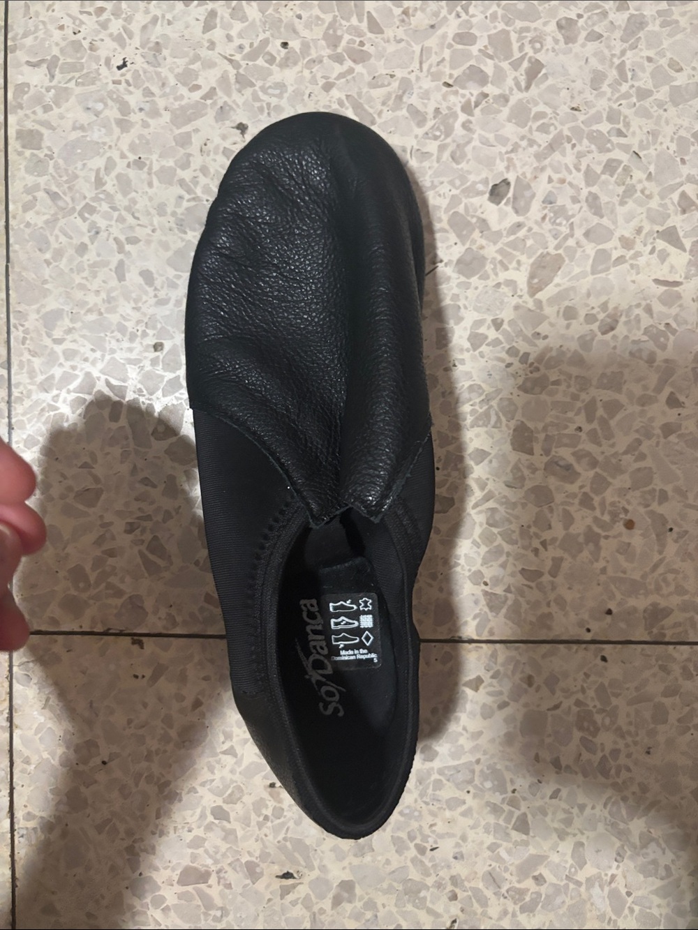 So danca Black Soft Dance Slip-On Shoe jazz shoes